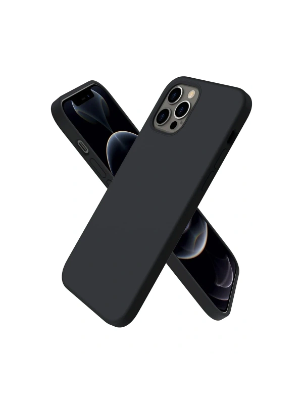 Newface Apple iPhone 12 Pro Kılıf First Silikon - Siyah