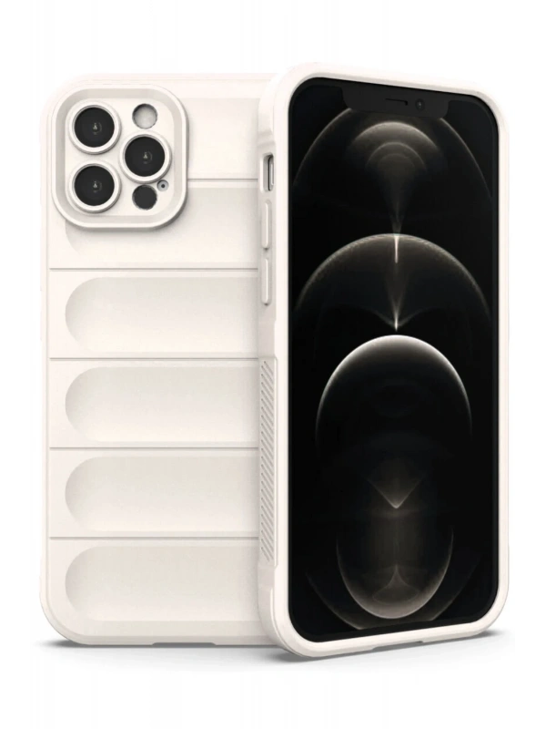 Newface Apple iPhone 12 Pro Kılıf Optimum Silikon - Krem