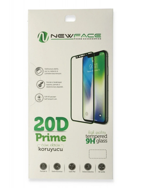 Newface Apple iPhone 12 Pro Max 20D Premium Cam Ekran Koruyucu