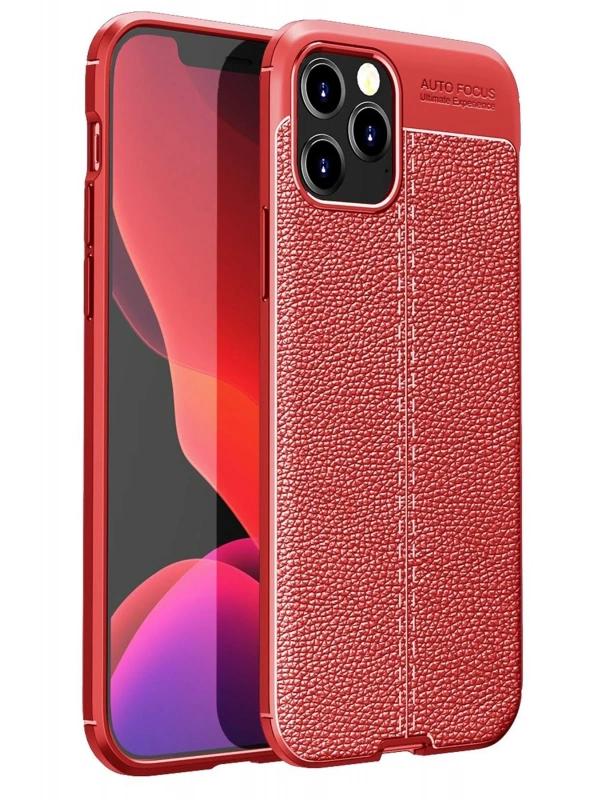 Newface Apple iPhone 12 Pro Max Kılıf Auto Focus Kapak - Kırmızı