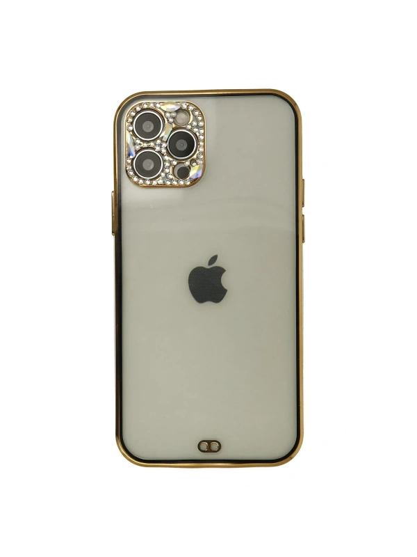 KILIFINI SEÇ - Apple iPhone 12 Pro Max Kılıf Liva Taşlı Silikon