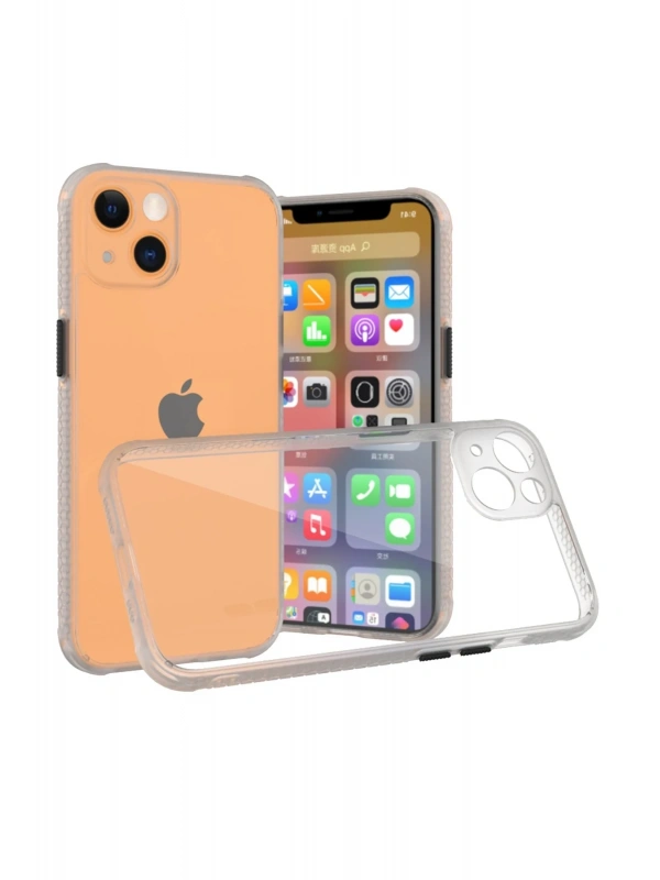 Newface Apple iPhone 13 Mini Kılıf Miami Şeffaf Silikon - Şeffaf