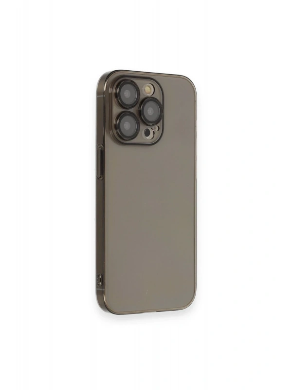 Newface Apple iPhone 13 Pro Max Kılıf Armada Lensli Kapak - Siyah