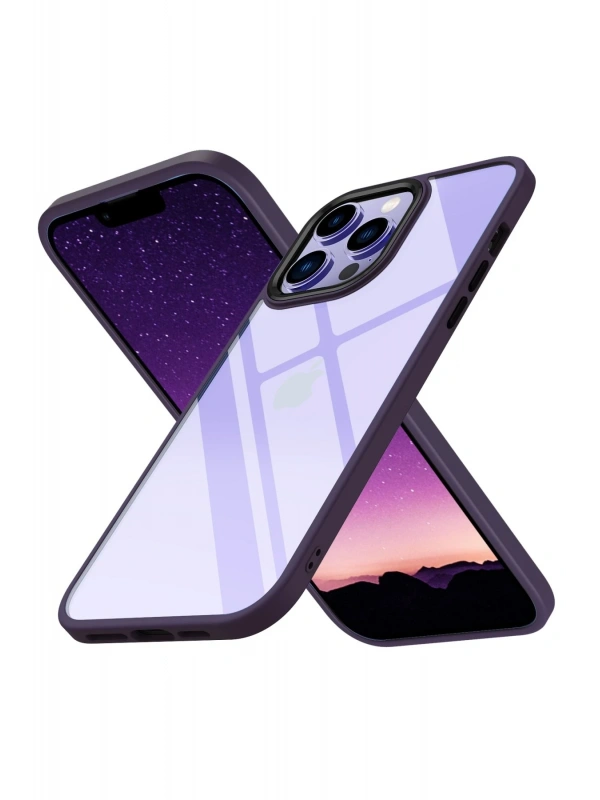 Newface Apple iPhone 13 Pro Max Kılıf Power Silikon - Mor