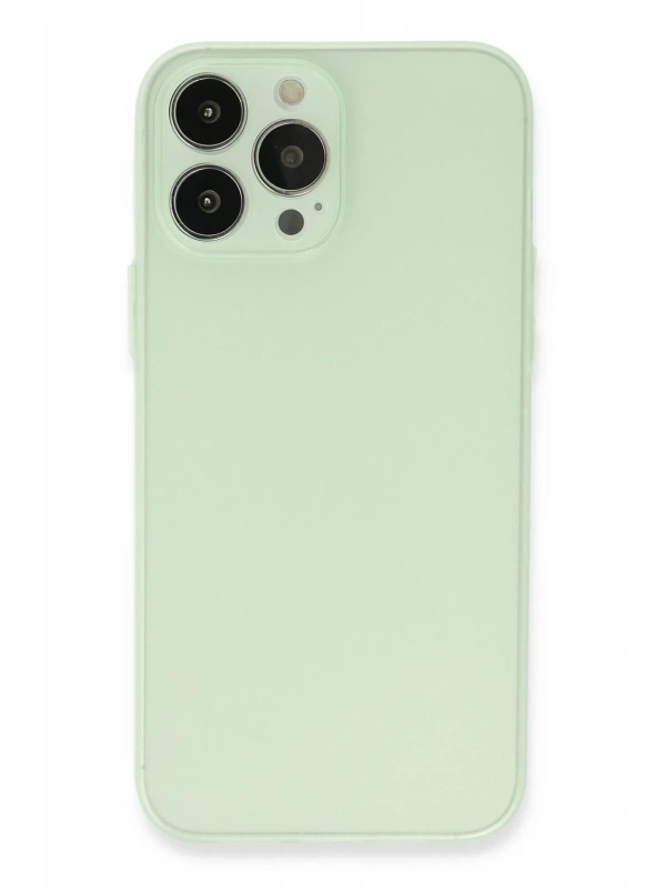Newface Apple iPhone 13 Pro Max Kılıf Puma Silikon - Açık Yeşil