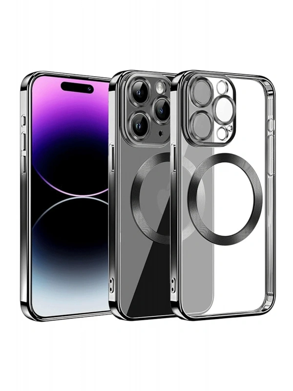 Newface Apple iPhone 13 Pro Max Kılıf Slot Silikon - Siyah