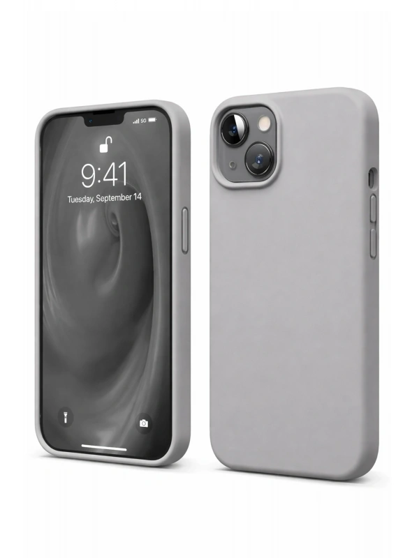 Newface Apple iPhone 14 Kılıf First Silikon - Gri