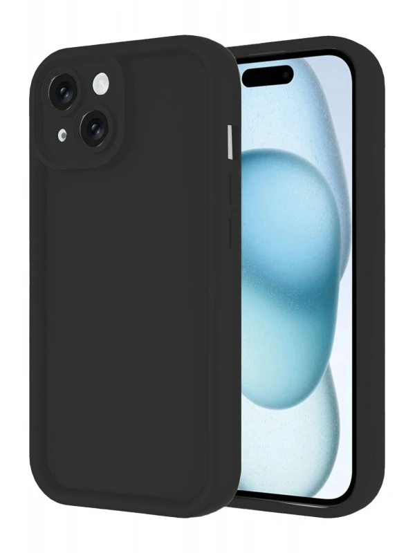 Newface Apple iPhone 14 Kılıf Viera Silikon - Siyah
