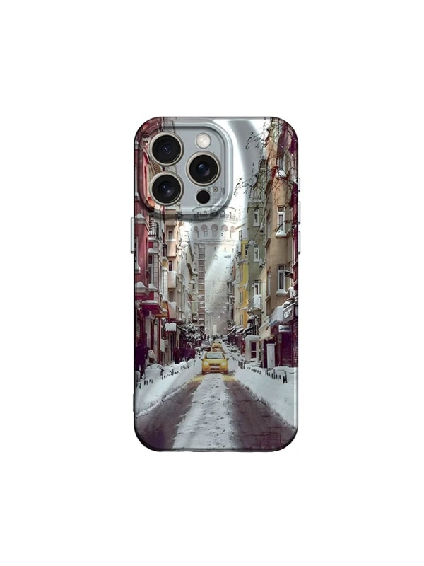 Newface Apple iPhone 14 Pro Kılıf Crew Desenli Kapak