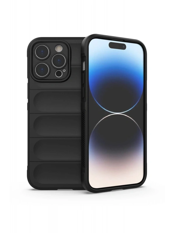 Newface Apple iPhone 14 Pro Kılıf Optimum Silikon - Siyah