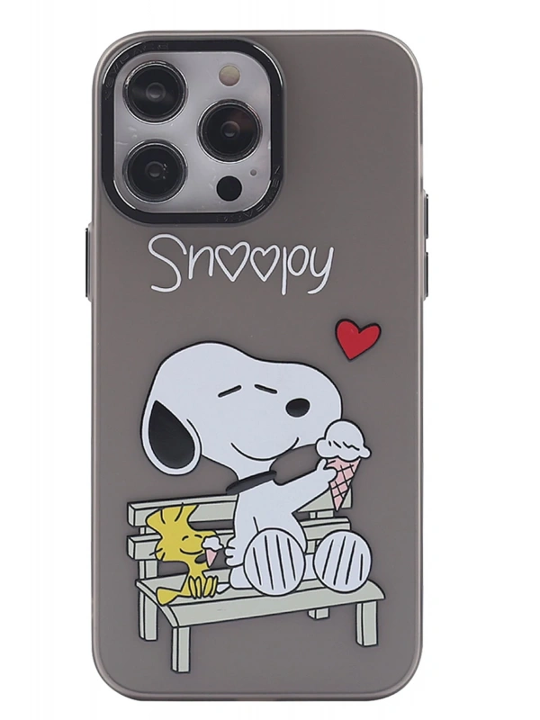 Newface Apple iPhone 14 Pro Kılıf Prada Desenli Kapak - Prada Siyah - 2