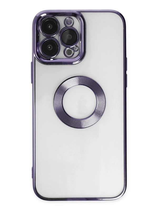 Newface Apple iPhone 14 Pro Kılıf Slot Silikon - Mor