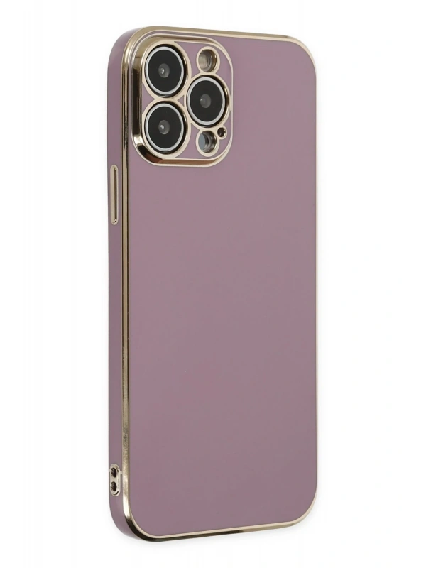 Newface Apple iPhone 14 Pro Kılıf Volet Silikon - Mor