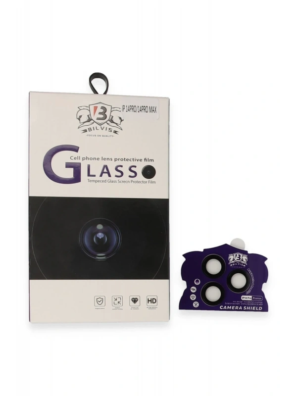 Newface Apple iPhone 14 Pro Max Bilvis Titan Kamera Lens - Siyah