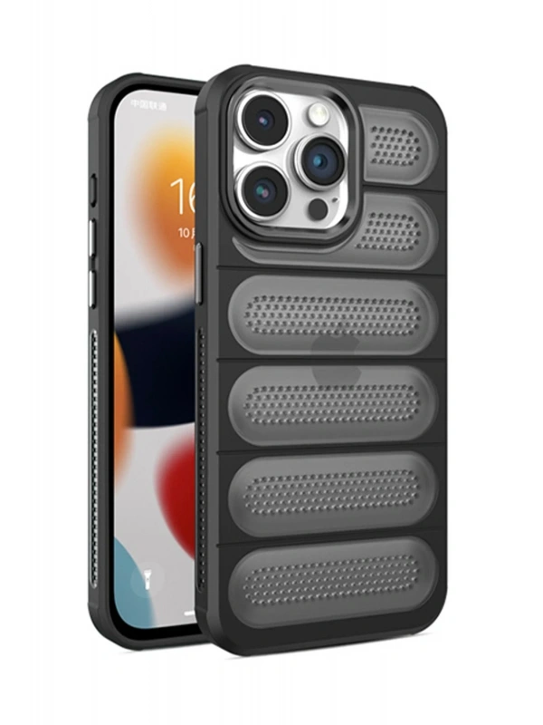 Newface Apple iPhone 14 Pro Max Kılıf Airmax Silikon Kapak - Siyah