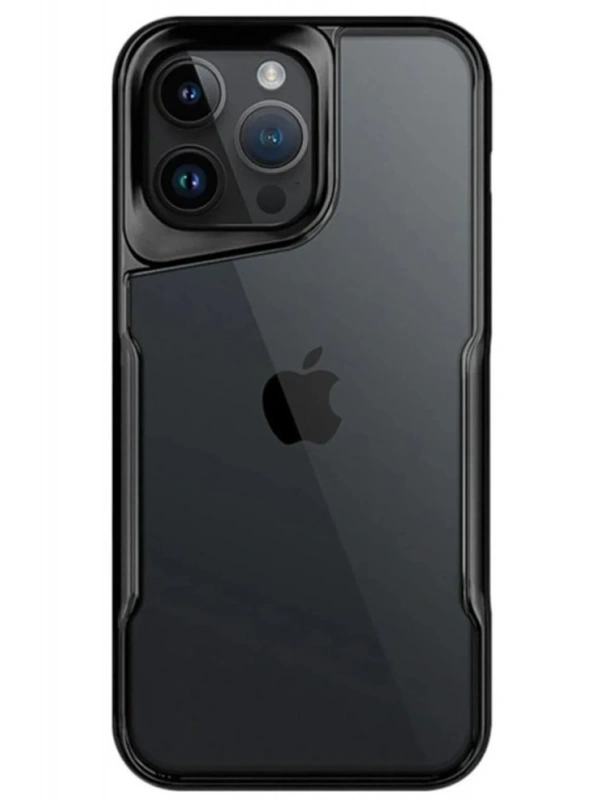 Newface Apple iPhone 14 Pro Max Kılıf Boyi Silikon Kapak - Siyah