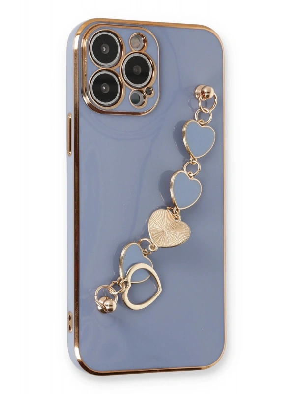 Newface Apple iPhone 14 Pro Max Kılıf Esila Silikon - Gri