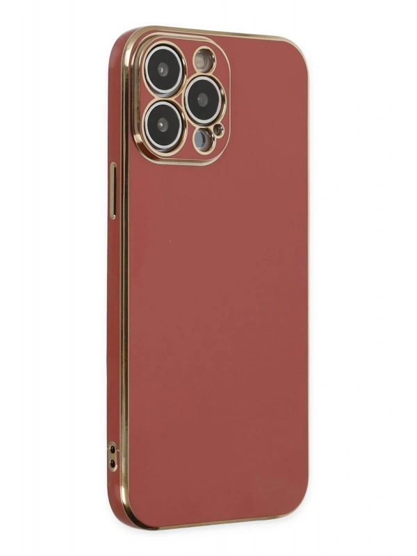 Newface Apple iPhone 14 Pro Max Kılıf Volet Silikon - Kırmızı