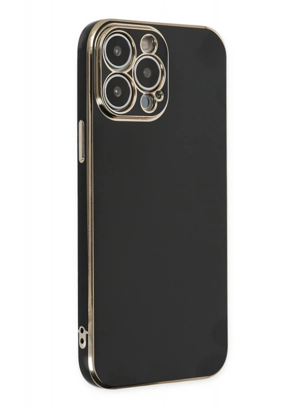 Newface Apple iPhone 14 Pro Max Kılıf Volet Silikon - Siyah