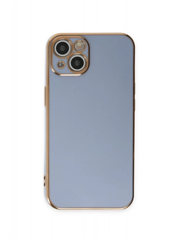 Newface Apple iPhone 15 Kılıf Volet Silikon - Mavi