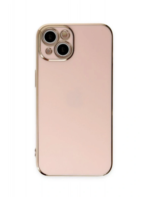 Newface Apple iPhone 15 Kılıf Volet Silikon - Pembe