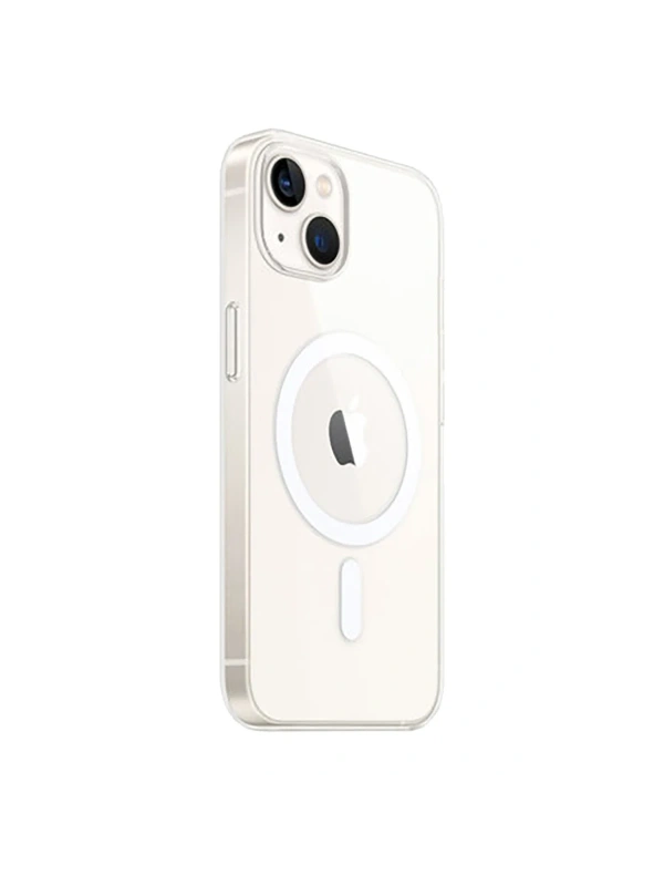 KILIFINI SEÇ - Apple iPhone 15 Plus Kılıf Magneticsafe Şeffaf Silikon - Şeffaf