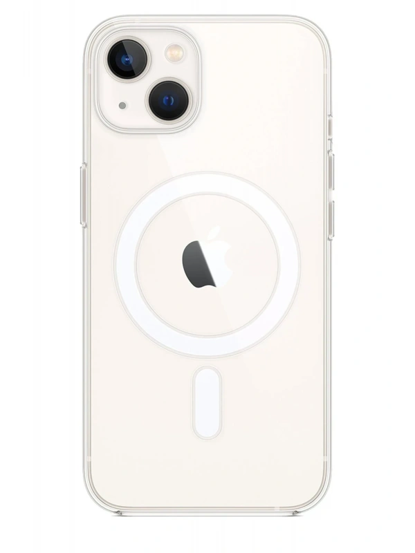 Newface Apple iPhone 15 Plus Kılıf Pc Real Magsafe Kapak - Şeffaf