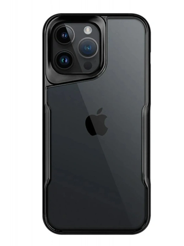 Newface Apple iPhone 15 Pro Kılıf Boyi Silikon Kapak - Siyah