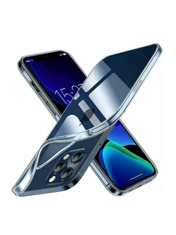 Newface Apple iPhone 15 Pro Kılıf Lüx Şeffaf Silikon