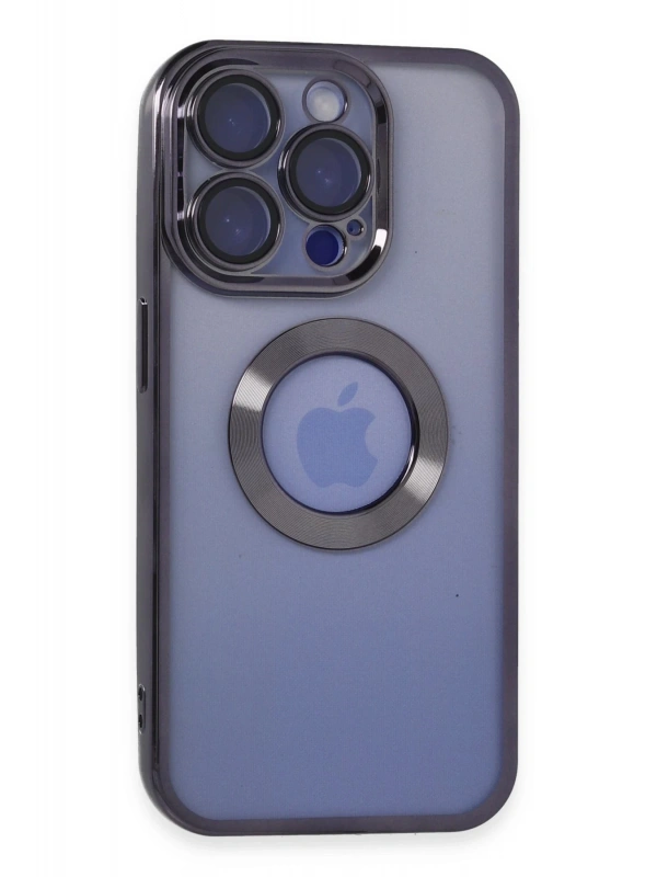 Newface Apple iPhone 15 Pro Kılıf Slot Silikon - Mor