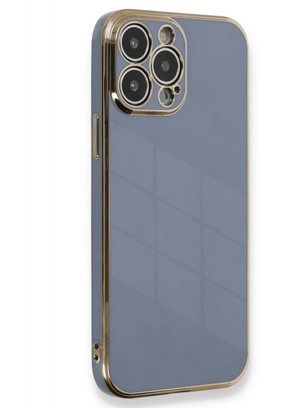 Newface Apple iPhone 15 Pro Kılıf Volet Silikon - Mavi