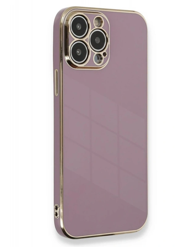 Newface Apple iPhone 15 Pro Kılıf Volet Silikon - Mor
