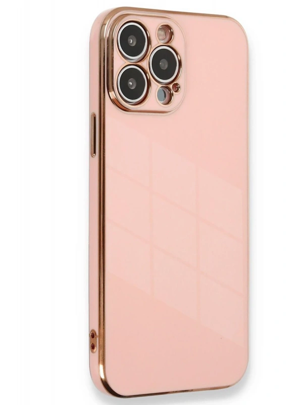Newface Apple iPhone 15 Pro Kılıf Volet Silikon - Pembe