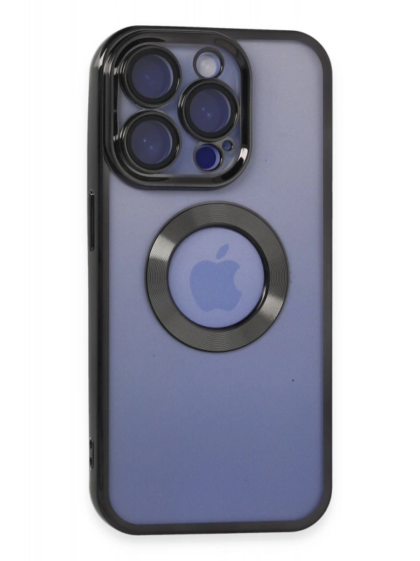 Newface Apple iPhone 15 Pro Max Kılıf Slot Silikon - Siyah