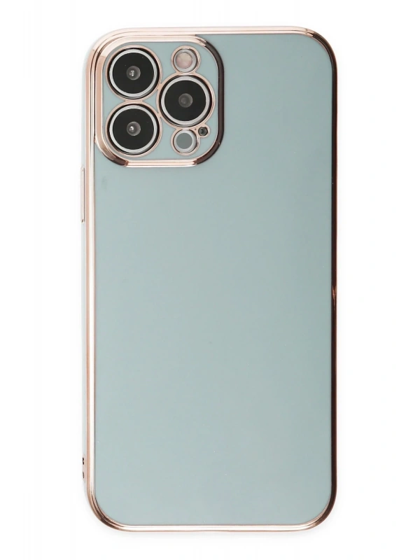 Newface Apple iPhone 15 Pro Max Kılıf Volet Silikon - Açık Yeşil