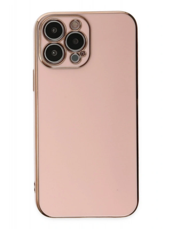 Newface Apple iPhone 15 Pro Max Kılıf Volet Silikon - Pembe
