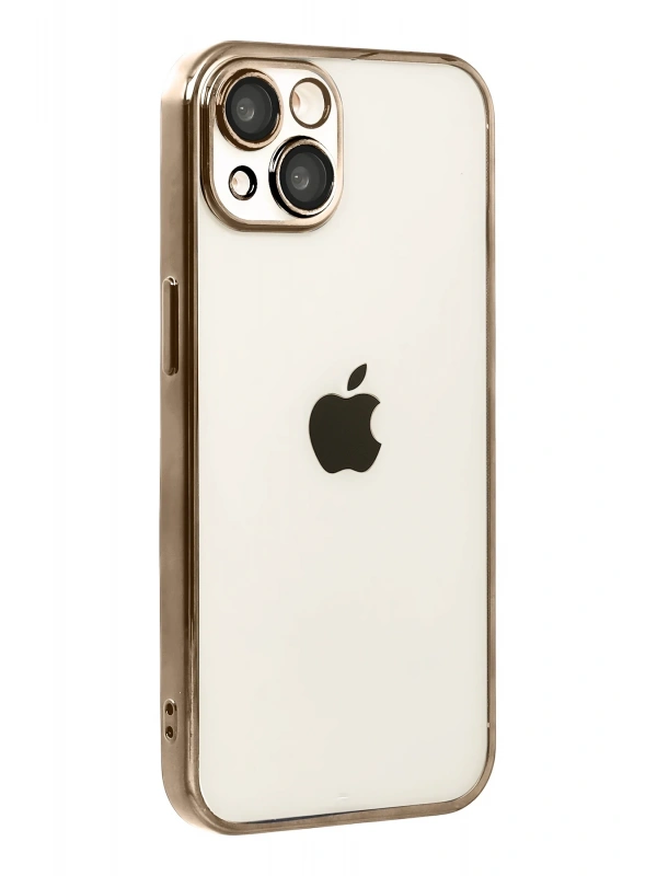 Newface Apple iPhone 15 Razer Lensli Silikon - Çöl Titanyum