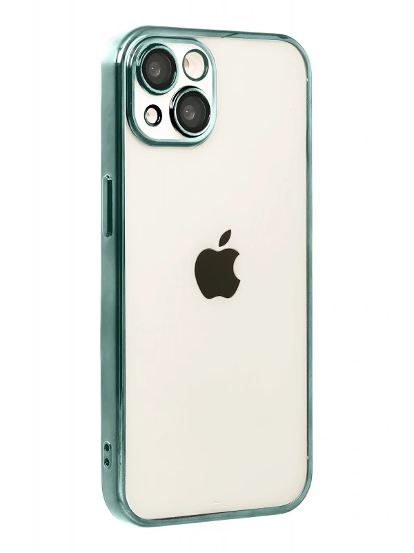 Newface Apple iPhone 15 Razer Lensli Silikon - Yeşil