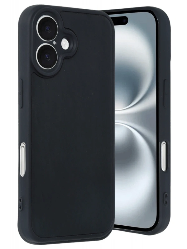 Newface Apple iPhone 16 Kılıf Aras Deri Kapak - Siyah