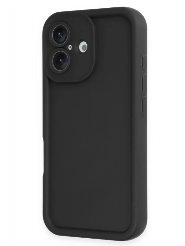 Newface Apple iPhone 16 Kılıf Viera Silikon - Siyah