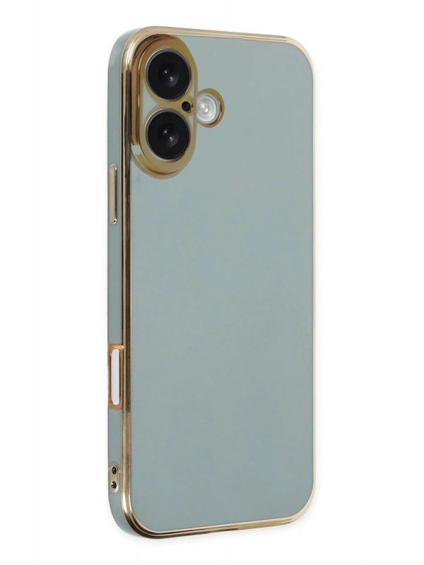 Newface Apple iPhone 16 Kılıf Volet Silikon - Açık Yeşil
