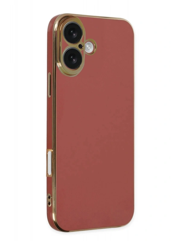 Newface Apple iPhone 16 Kılıf Volet Silikon - Kırmızı