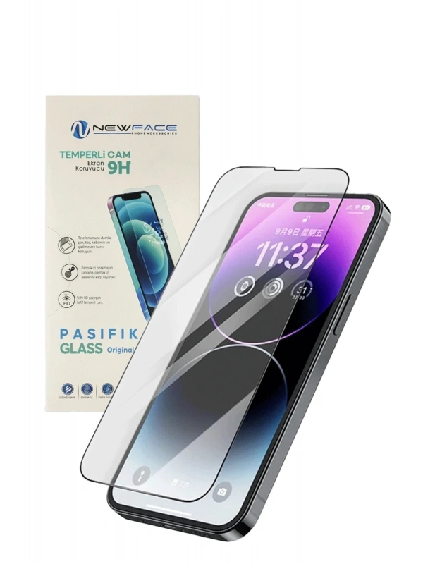 Newface Apple iPhone 16 Pasifik Cam Ekran Koruyucu