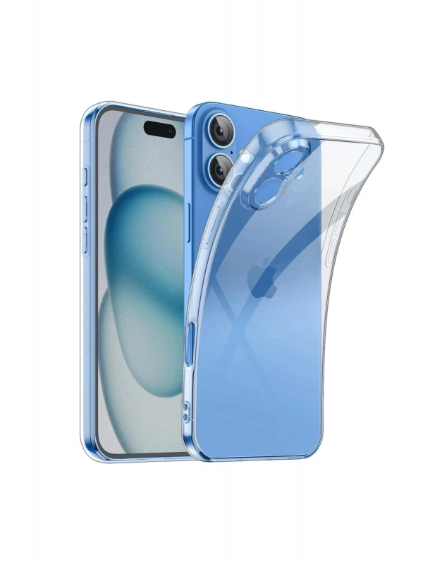 Newface Apple iPhone 16 Plus Kılıf Lüx Şeffaf Silikon