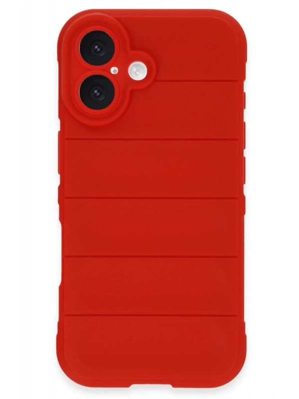 Newface Apple iPhone 16 Plus Kılıf Optimum Silikon - Kırmızı