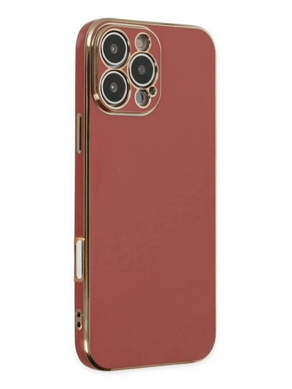 Newface Apple iPhone 16 Pro Kılıf Volet Silikon - Kırmızı