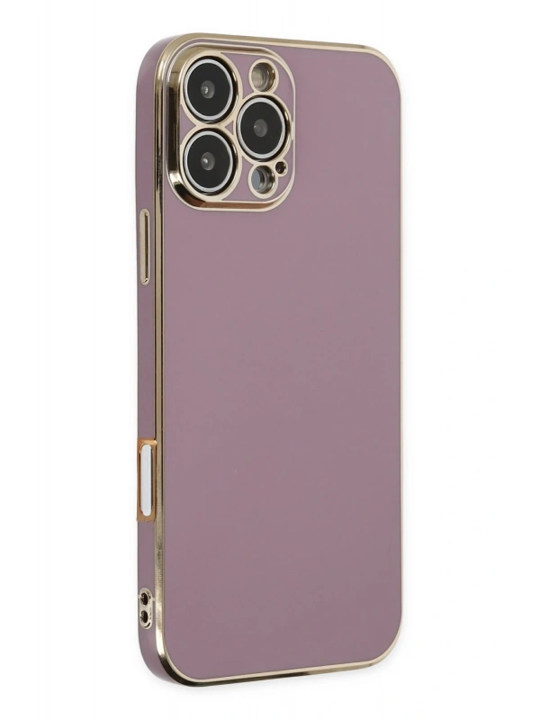 Newface Apple iPhone 16 Pro Kılıf Volet Silikon - Mor