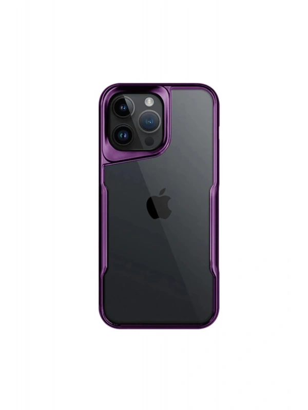 Newface Apple iPhone 16 Pro Max Kılıf Boyi Silikon Kapak - Derin Mor
