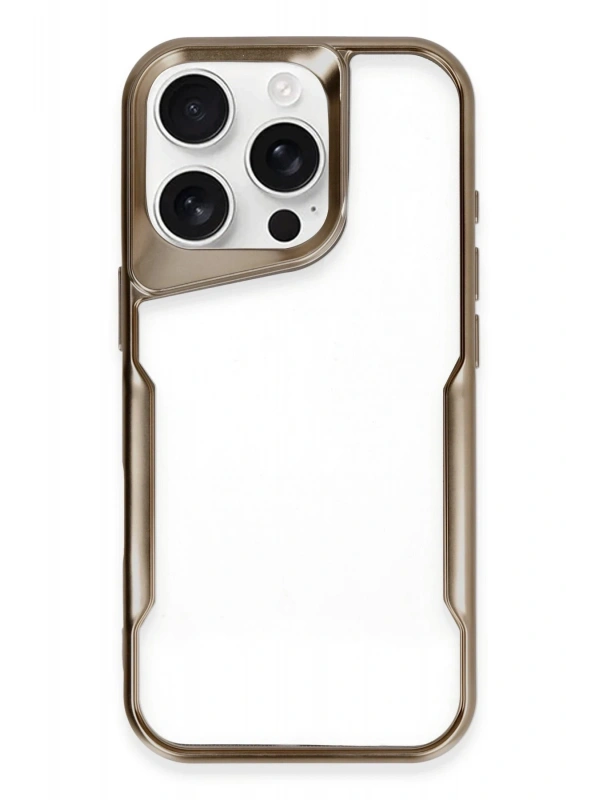 Newface Apple iPhone 16 Pro Max Kılıf Boyi Silikon Kapak - Desert