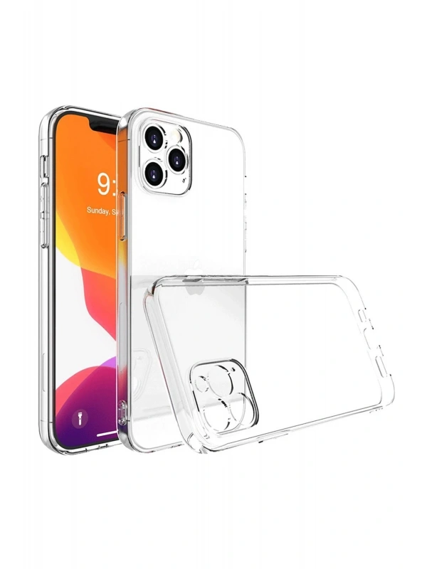 Newface Apple iPhone 16 Pro Max Kılıf Lüx Şeffaf Silikon